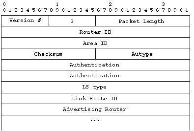 Link State request packet